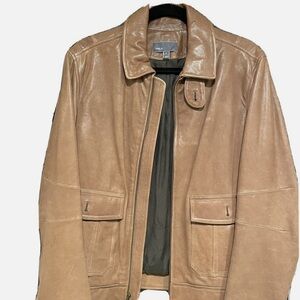 Vince 100% lamb Leather Jacket